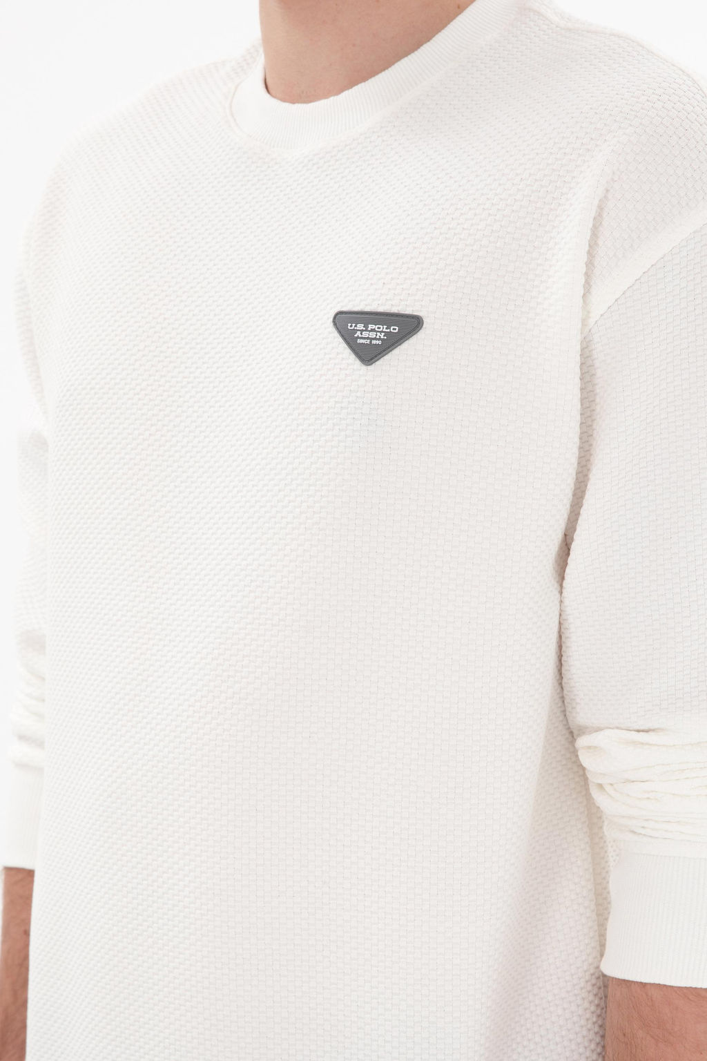 Мужская толстовка крема Неожиданная скидка в корзине - U.s. polo assn фото 7