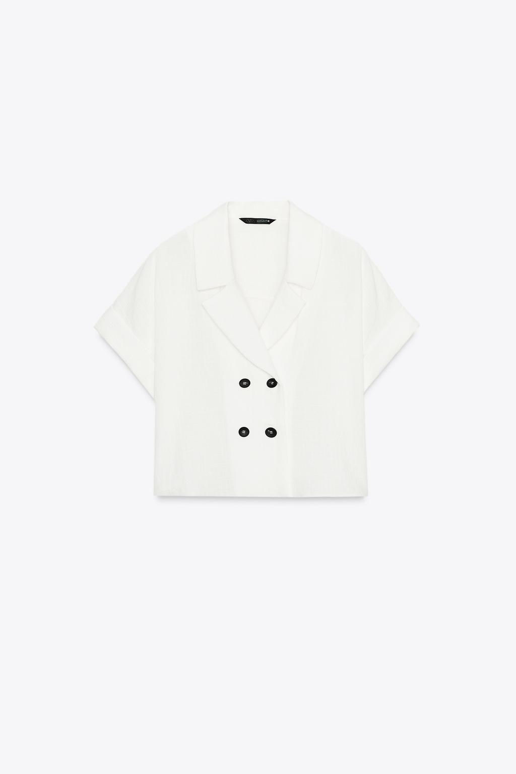 CROSSOVER SHORT SHIRT - Zara фото 7