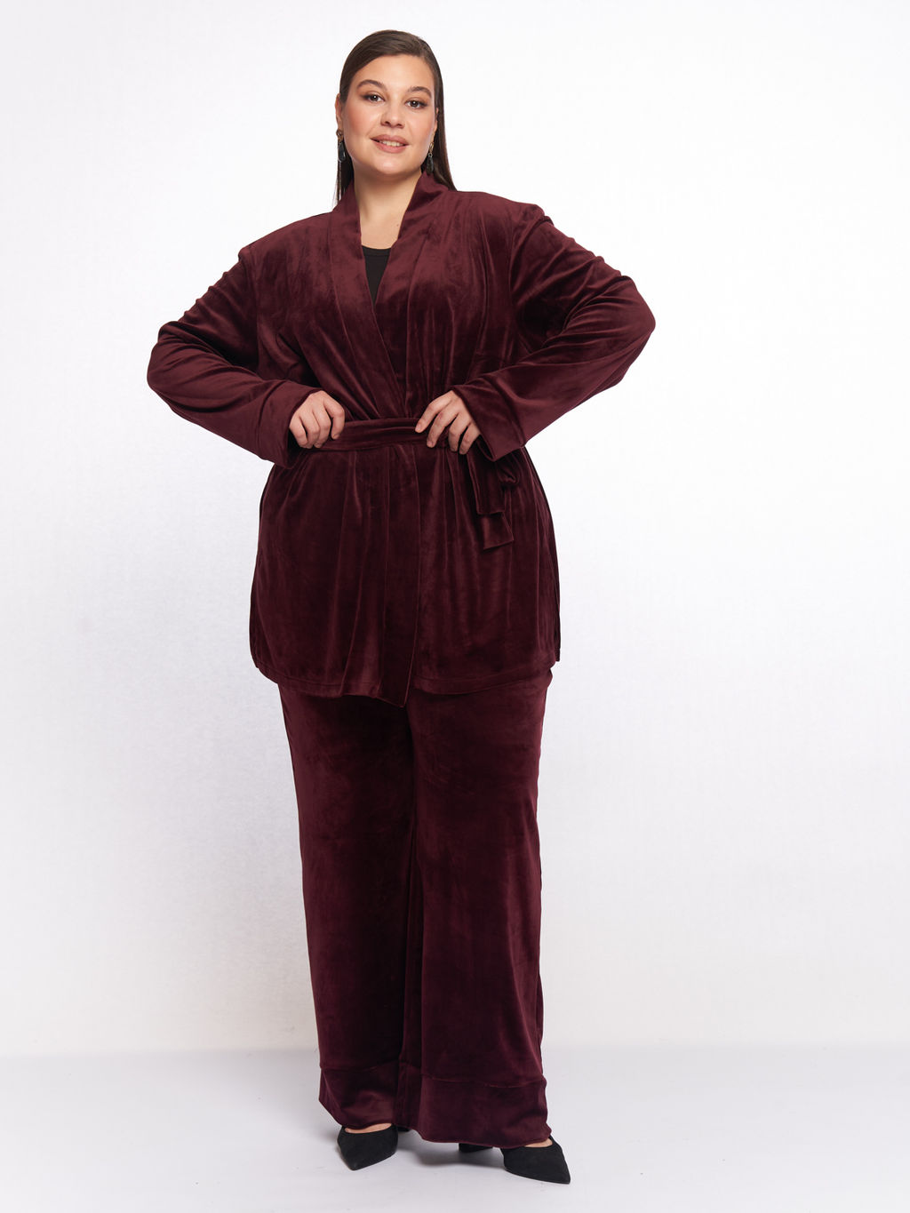 Костюм велюровый KO11311PUR55