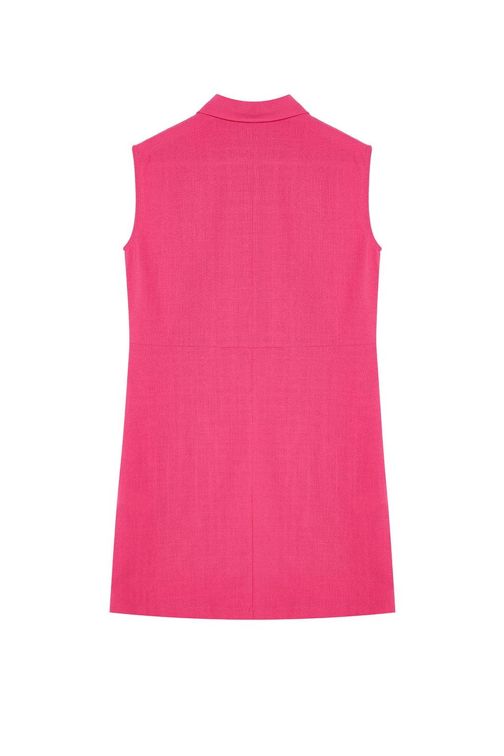 TRENDYOLMILLA Lacivert Duz Kesim Cepli Gomlek Yaka Keten Gorunumlu Mini Dokuma Elbise TWOSS22EL1068 фото 17