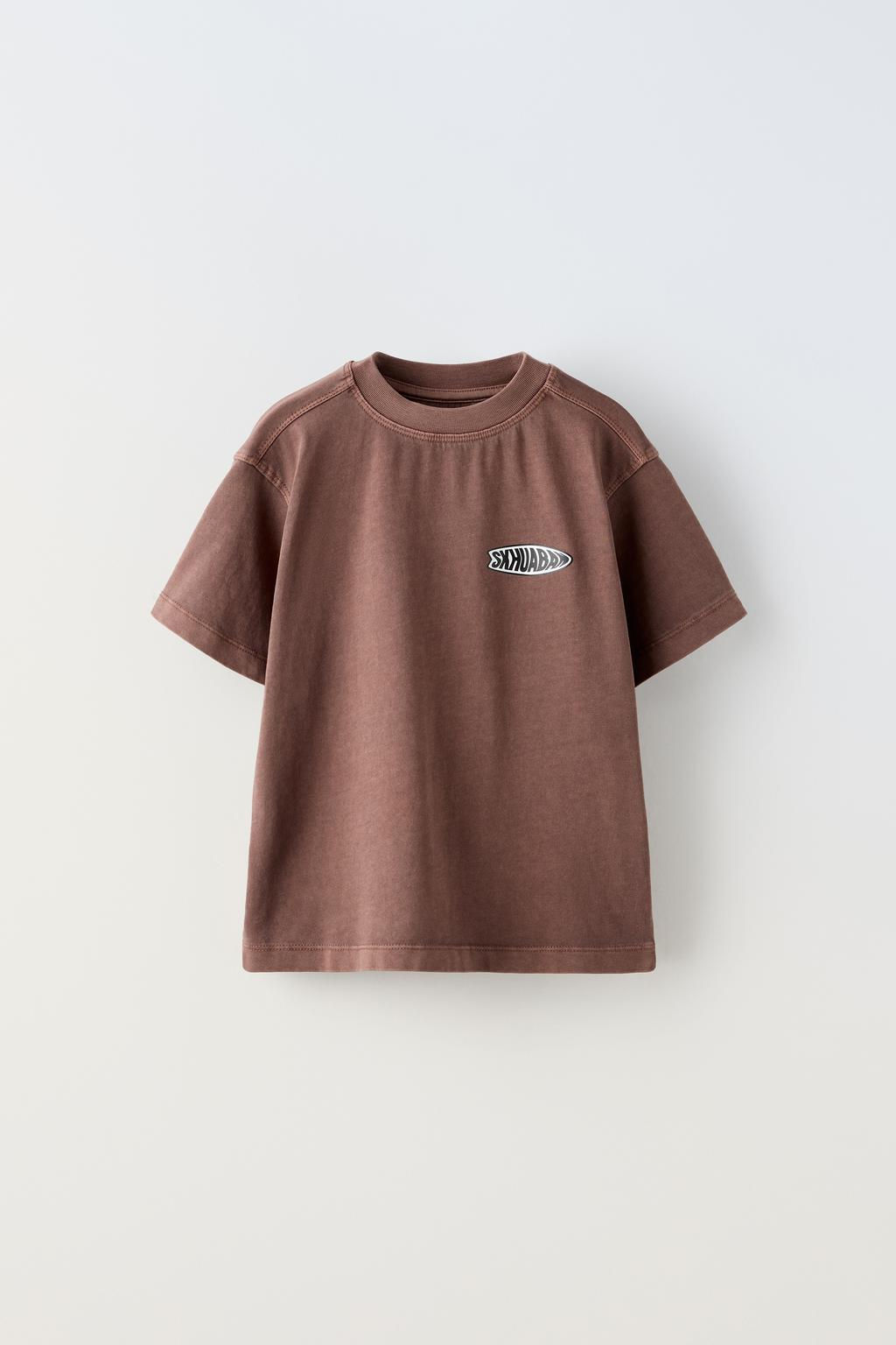 GARMENT DYE T-SHIRT VE BERMUDA SORT TAKIM - Zara фото 3