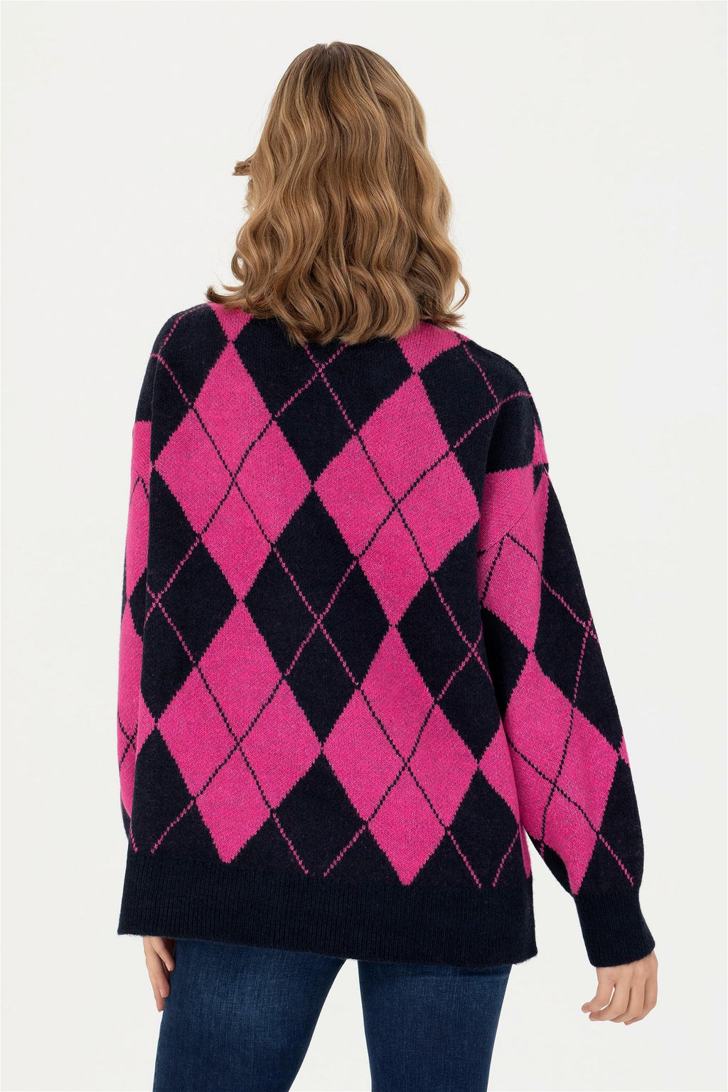 Женский темно-синий свитер с круглым вырезом Неожиданная скидка в корзине - U.s. polo assn фото 5