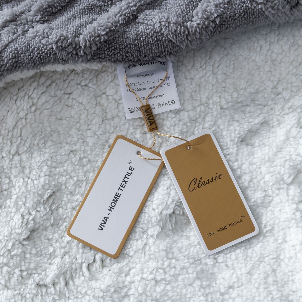 Плед Fluffy бамбуковая микрофибра FL009 200*230/ - Ситрейд фото 8