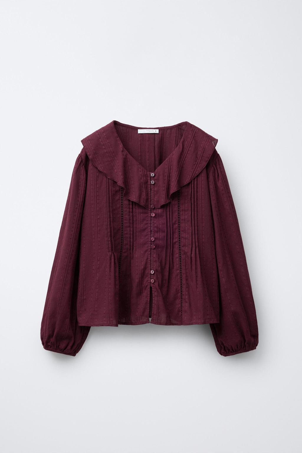 ROMANTIC SHIRT WITH RUFFLED COLLAR - Zara фото 7