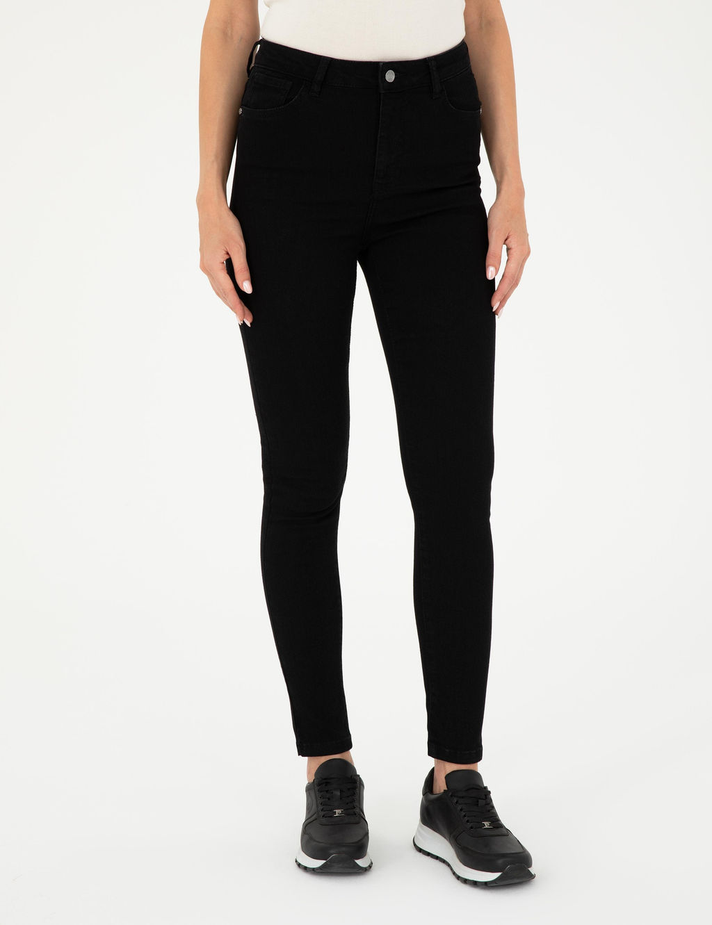 Siyah Skinny Fit Jean Pantolon - Pierre cardin фото 2