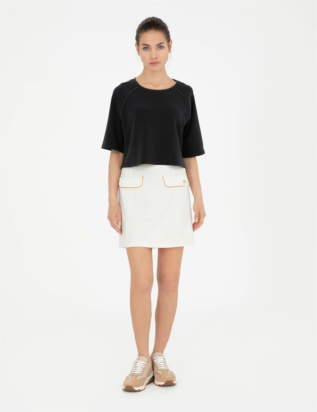 Ekru A Kesim _rme Etek