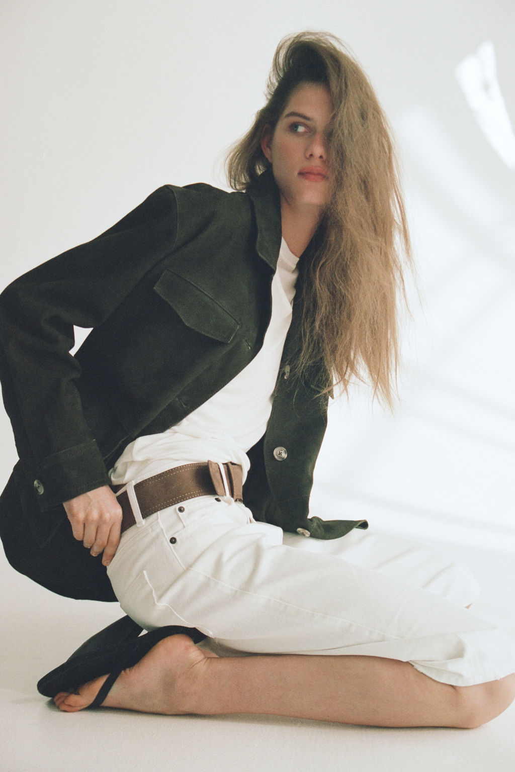 Bermudas denim con cintur?n - H&m фото 6
