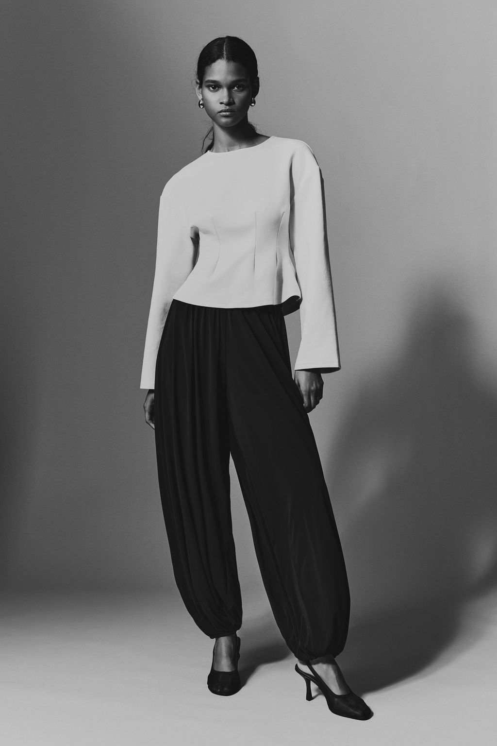 Top interlock con cintura entallada - H&m фото 3