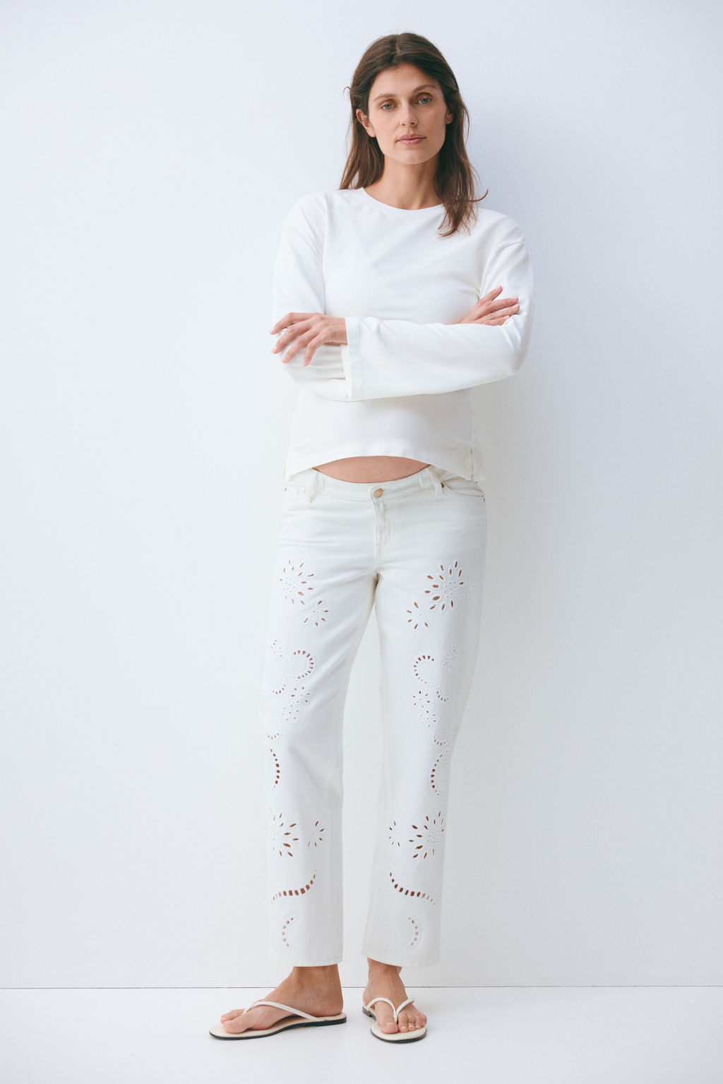 MAMA Straight Ankle Jeans - H&m фото 2