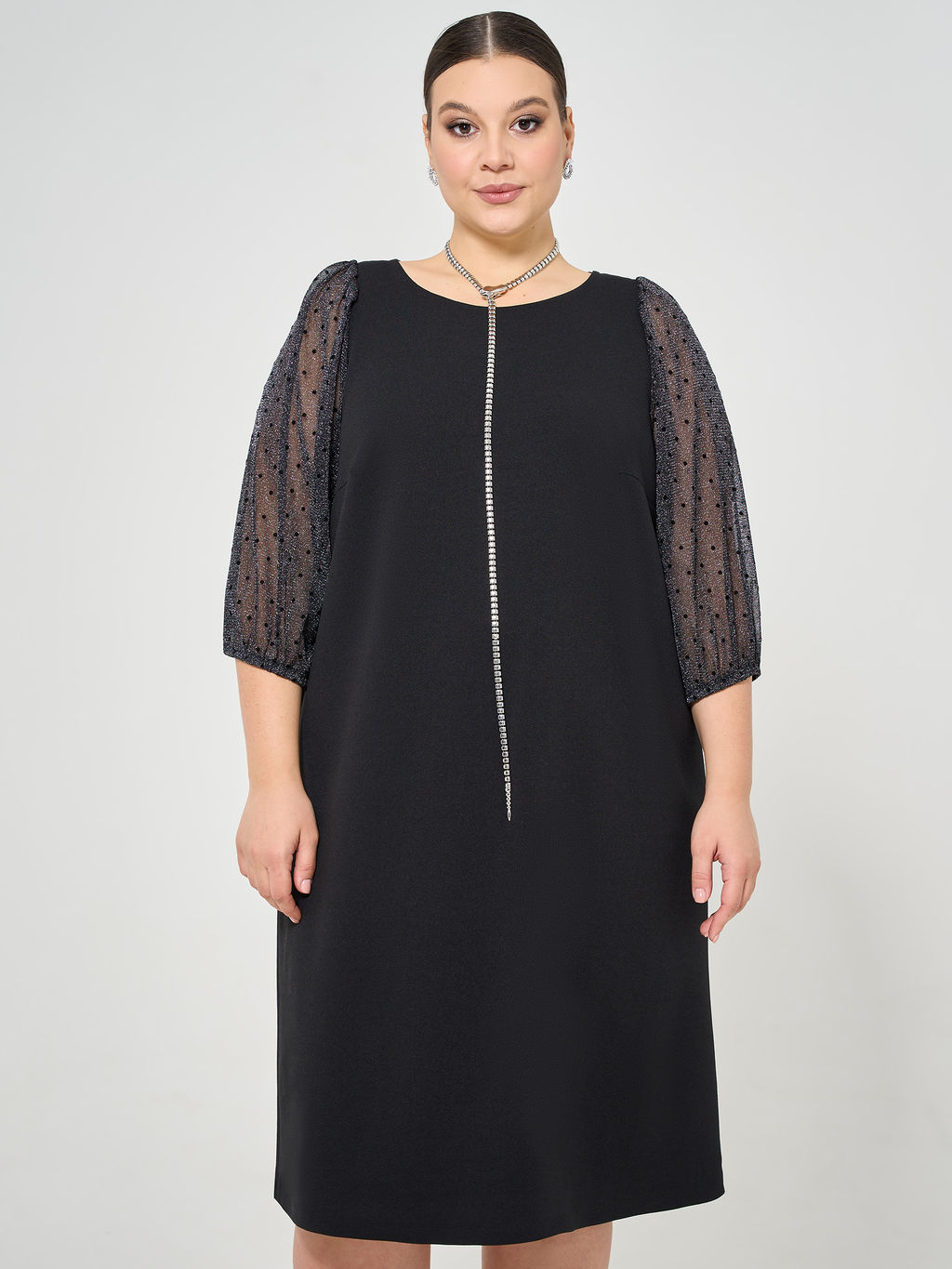Платье 0218-2 чёрный кварц - Dora фото 36