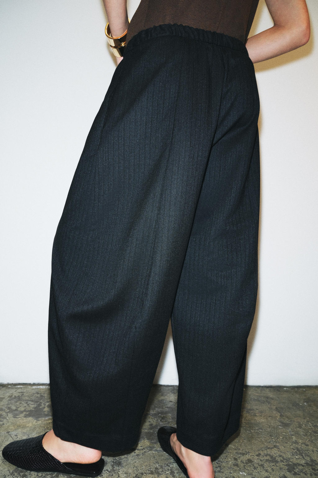 ZW COLLECTION WIDE-LEG TROUSERS - Zara фото 13