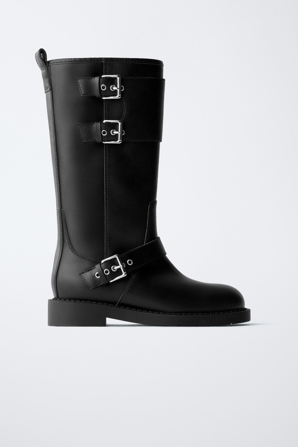 BIKER KNEE-HIGH BOOTS - Zara фото 2