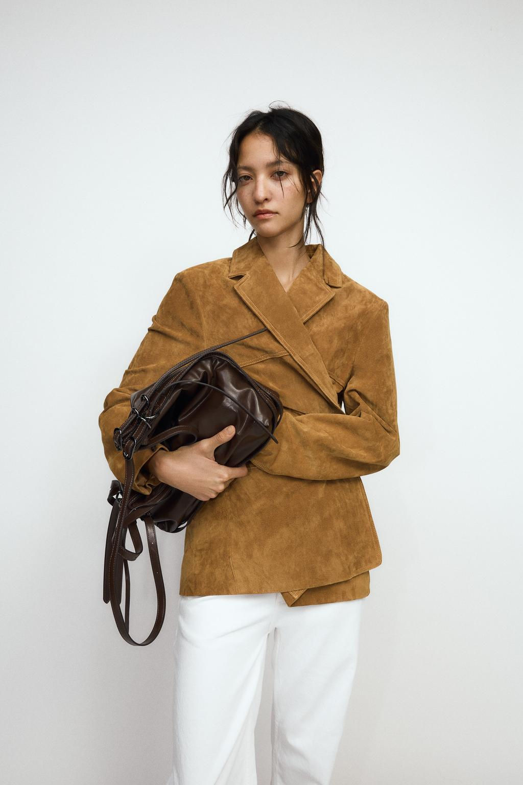 BUCKET BAG WITH BUCKLE DETAIL - Zara фото 2