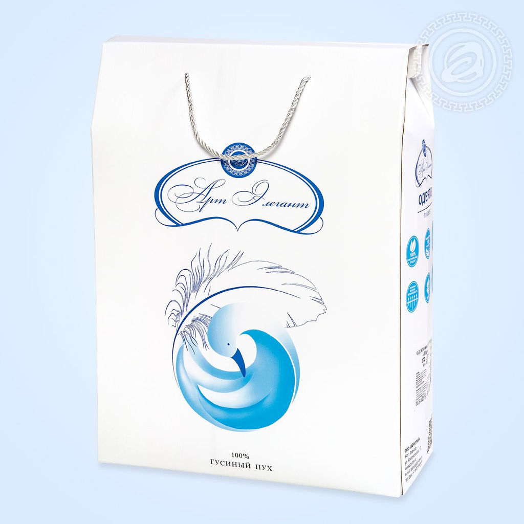 Одеяло Шарм 172*205/1 шт. Гусиный пух - Арт элегант фото 7