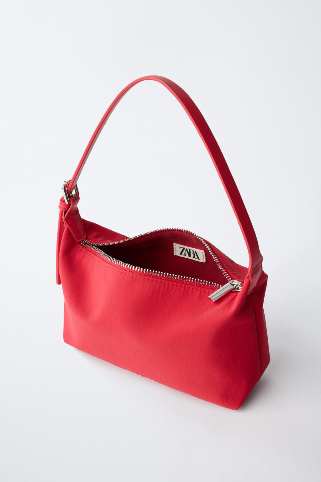 BOLSO SHOULDER NYLON / Rojo - Zara фото 4