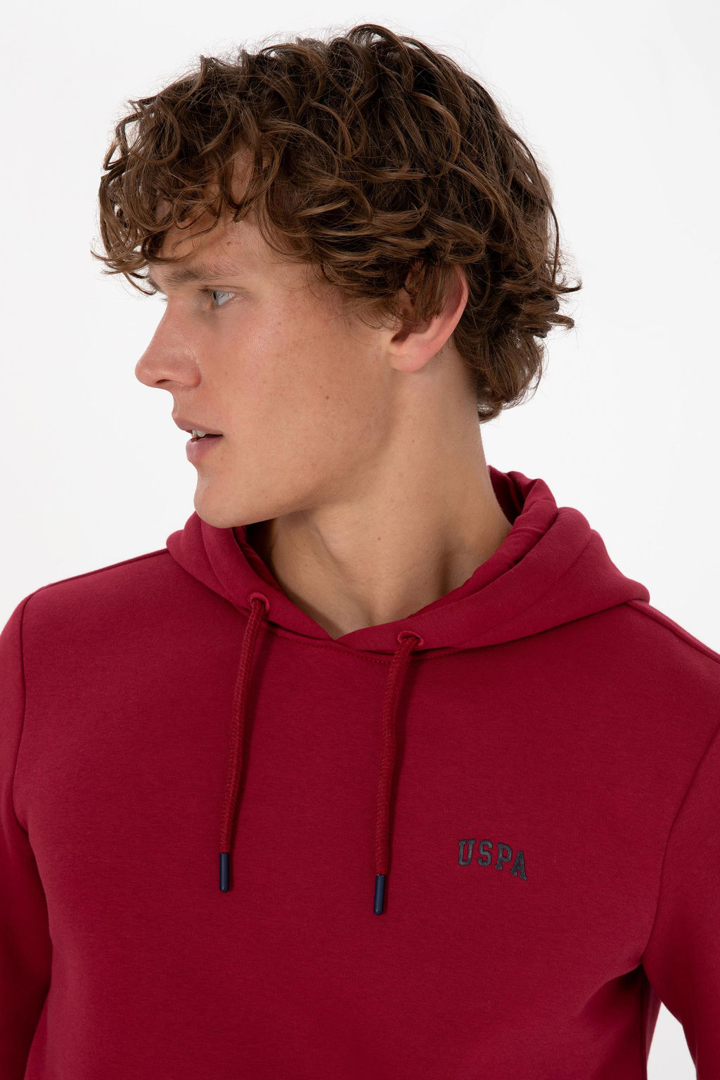 Erkek Koyu Frambuaz Basic Sweatshirt Sepette S_rpriz _ndirim - U.s. polo assn фото 2