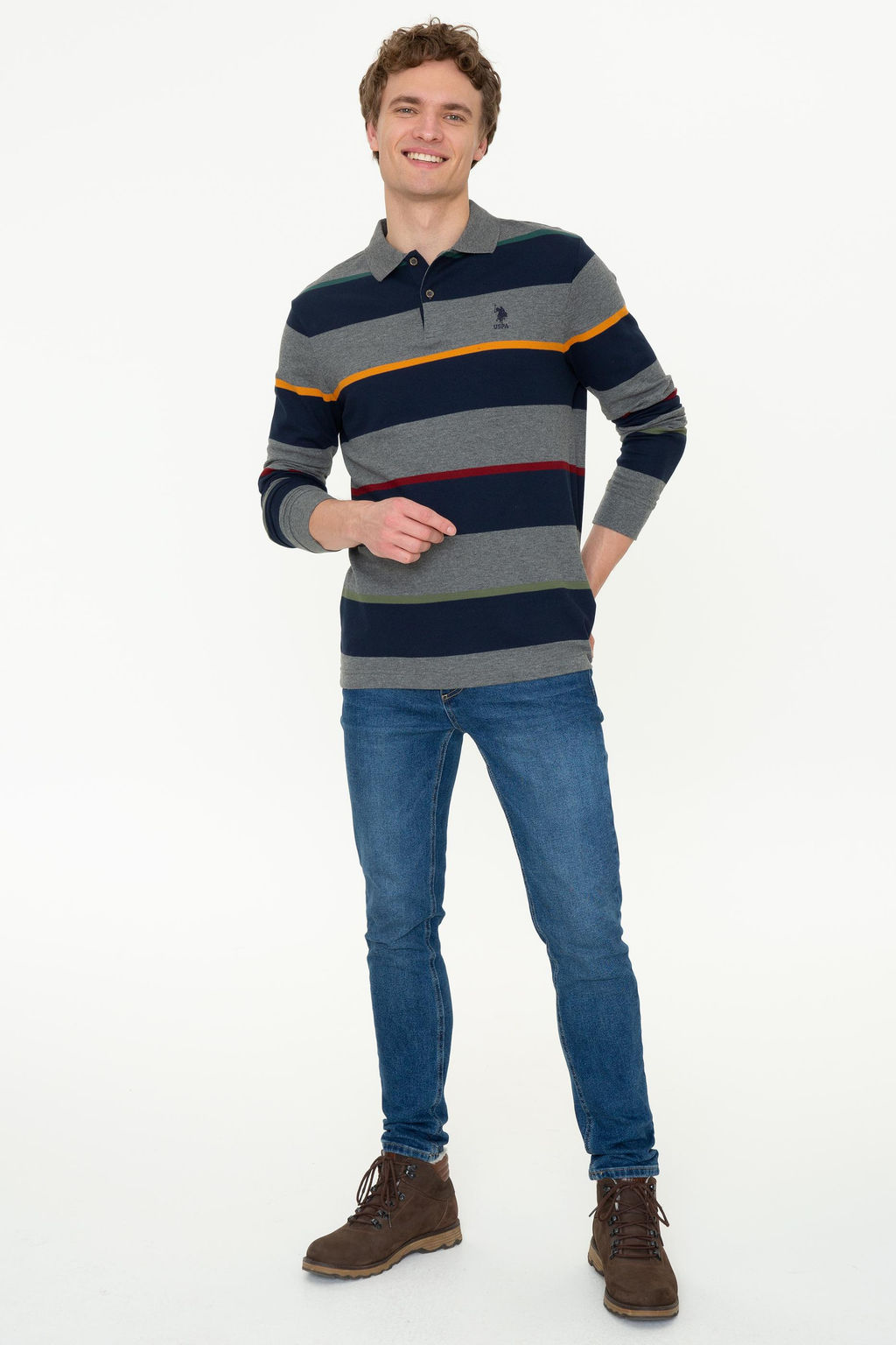 Erkek Antrasit Melanj Sweatshirt