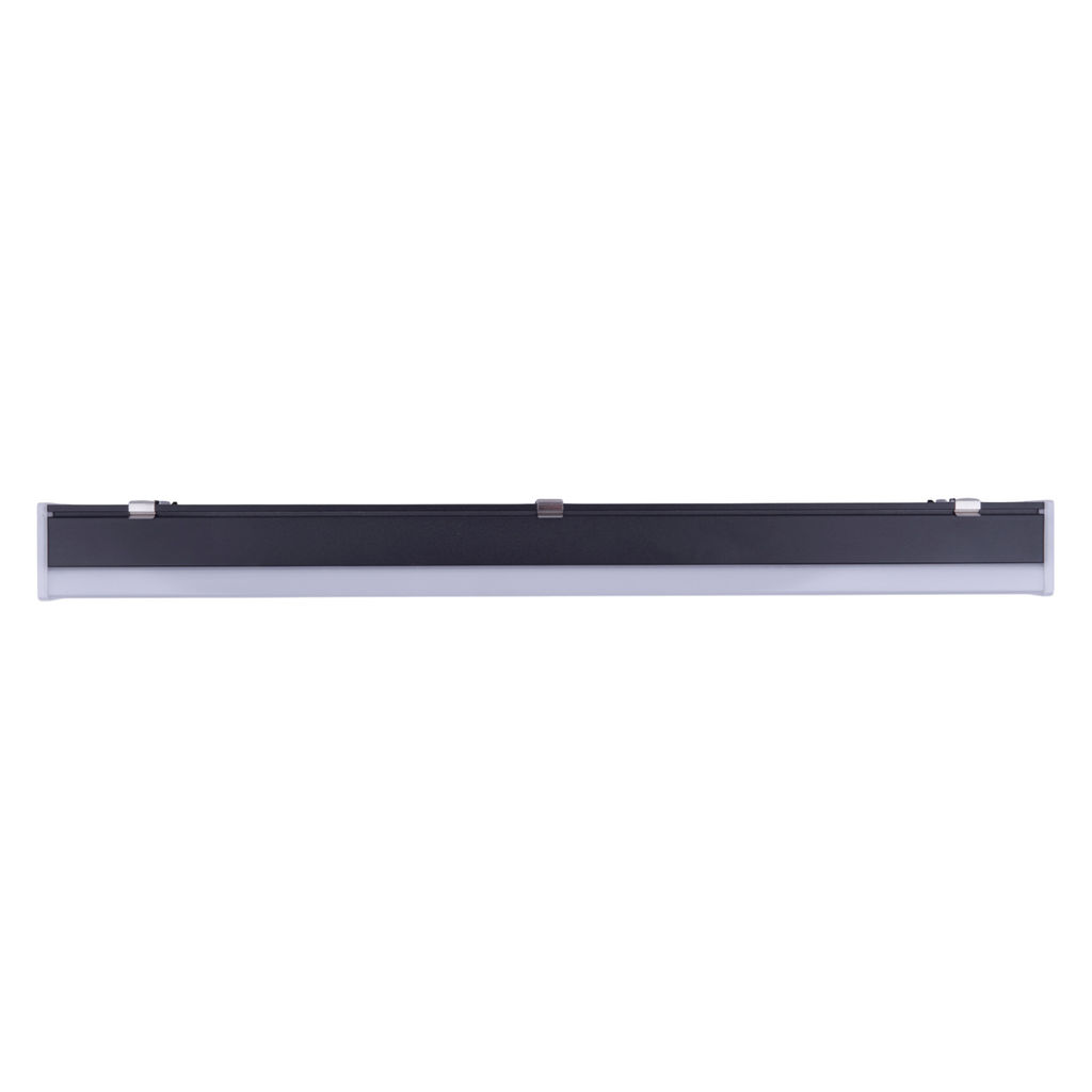 ULO-N10A-40W/4000K/L120 IP40 BLACK Светильник линейный светодиодный подвесной. Прямой, 120см. Белый свет (4000K). 4000Лм. Алюминий. Цвет черный. TM Uniel