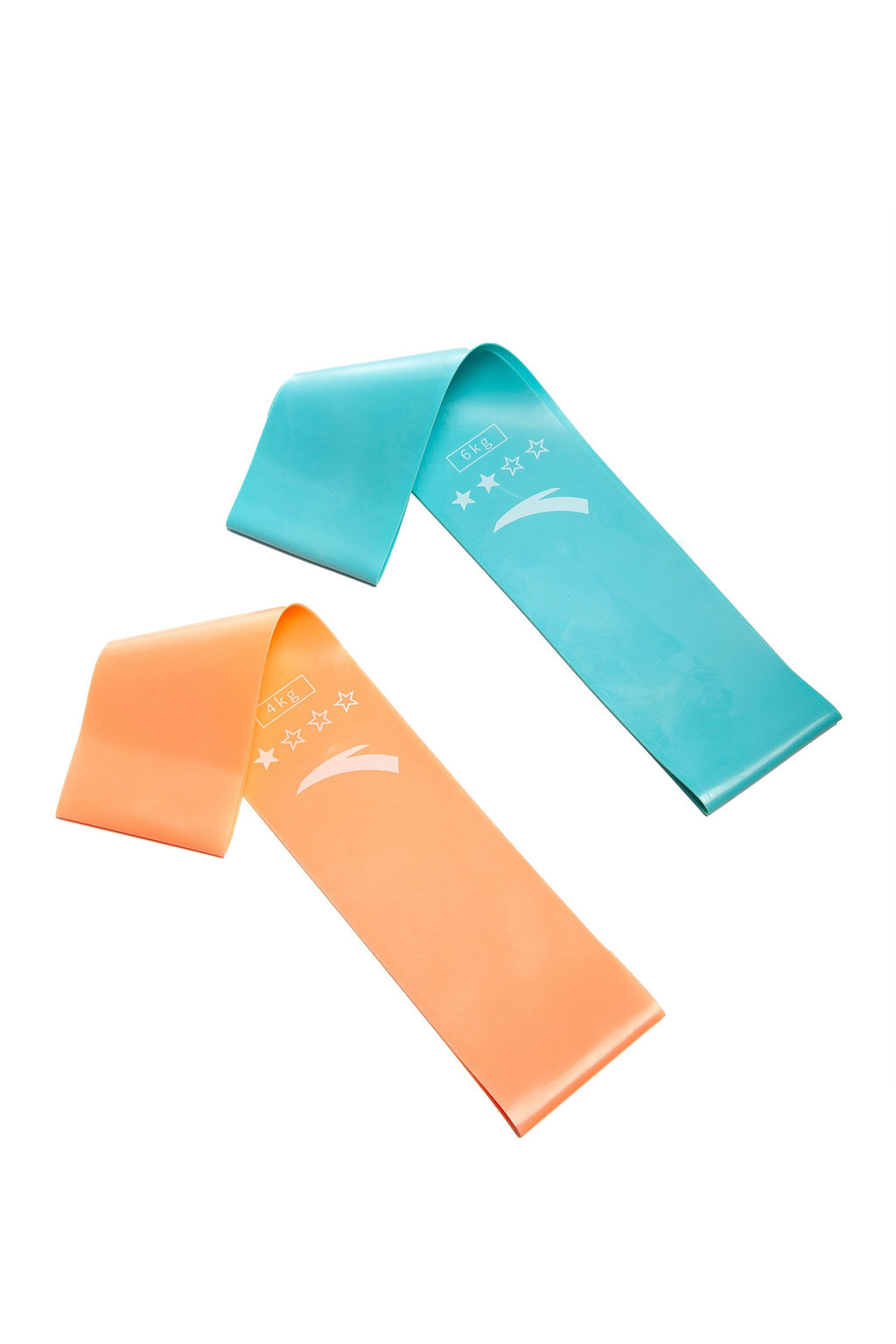 Лента для фитнеса (упаковка 2 шт) Розовый/Голубой