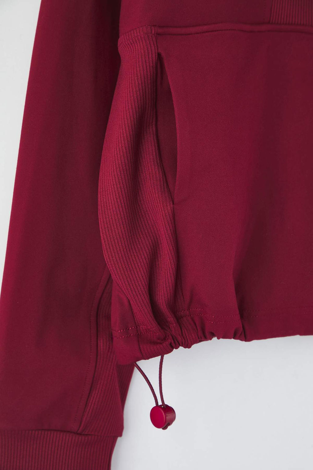 Bordo Modal Kumas Relaxed Sweatshirt THMAW26SW00001 - Trendyolmilla фото 6