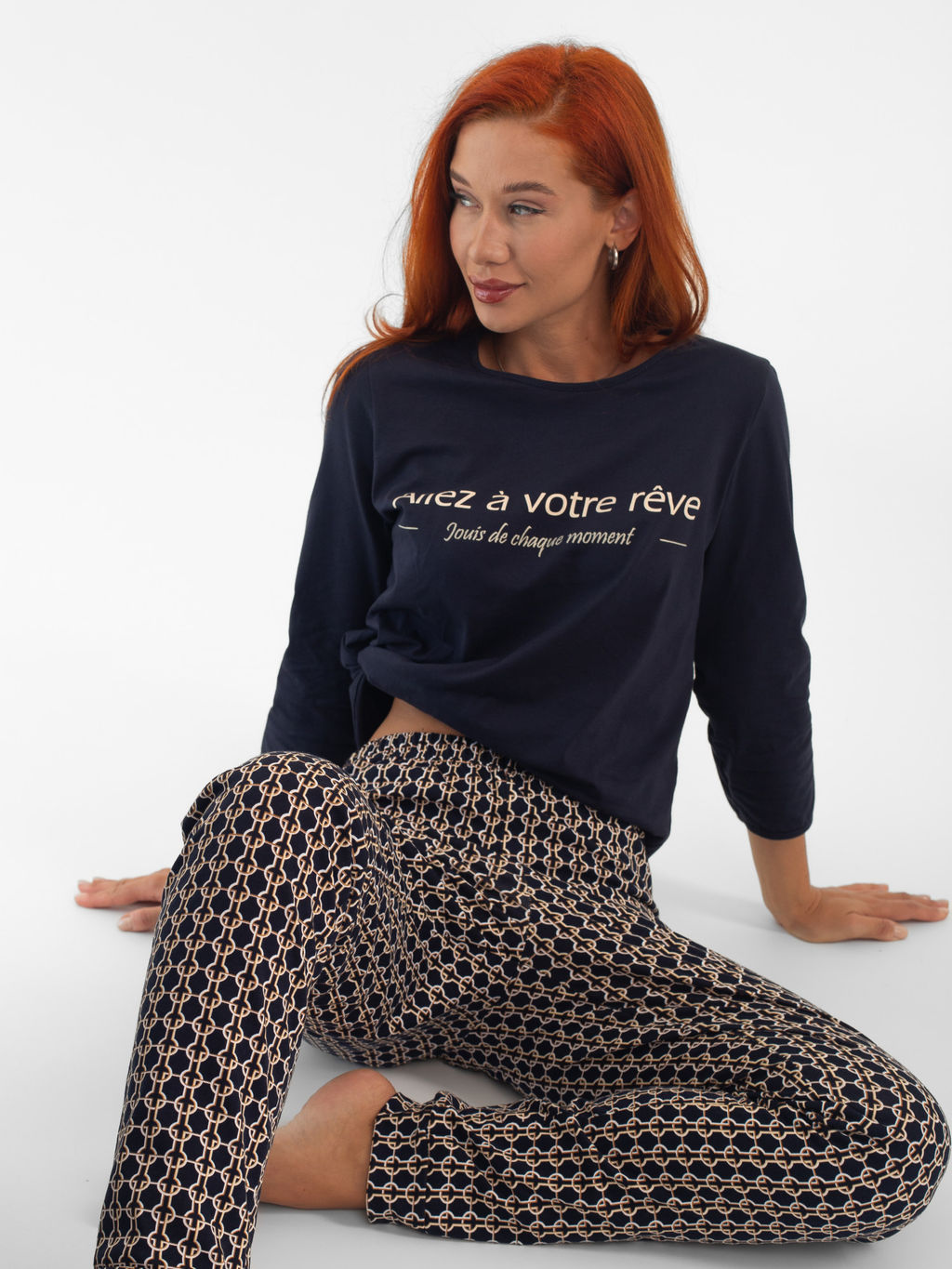 Костюм женский кулирка с брюками ФИБИ ЦЕПИ - Domtrik фото 3