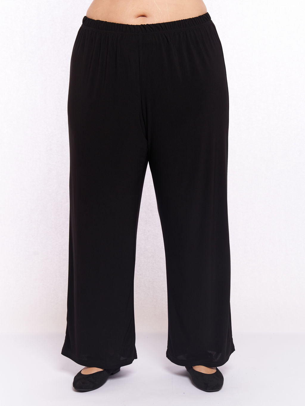 Брюки из холодного трикотажа BB12007BLK01