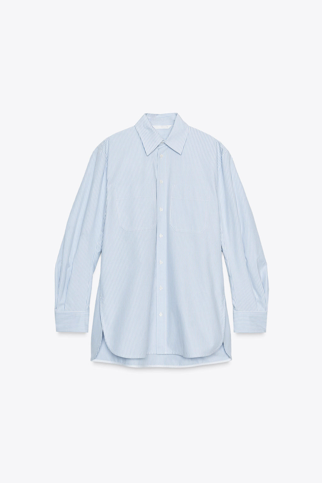 ZW COLLECTION STRIPED SHIRT WITH POCKET - Zara фото 7