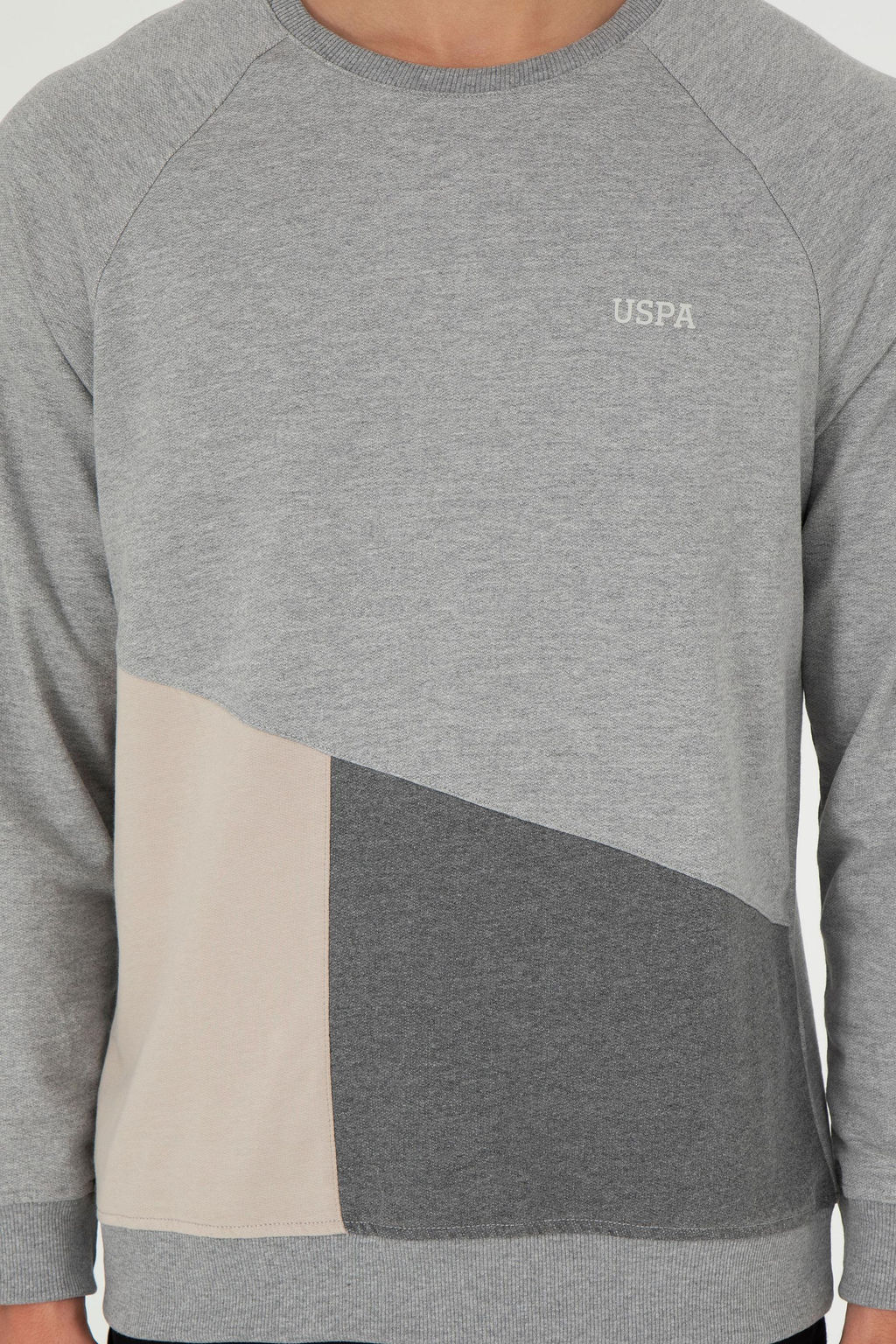 Мужской серый меланжевый свитшот Неожиданная скидка в корзине - U.s. polo assn фото 6