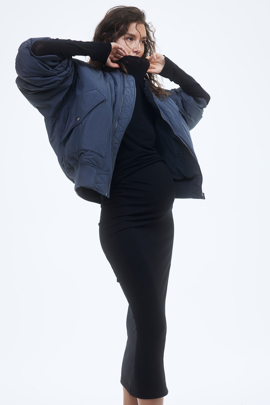 MAMA Falda en punto de algodon - H&m фото 3