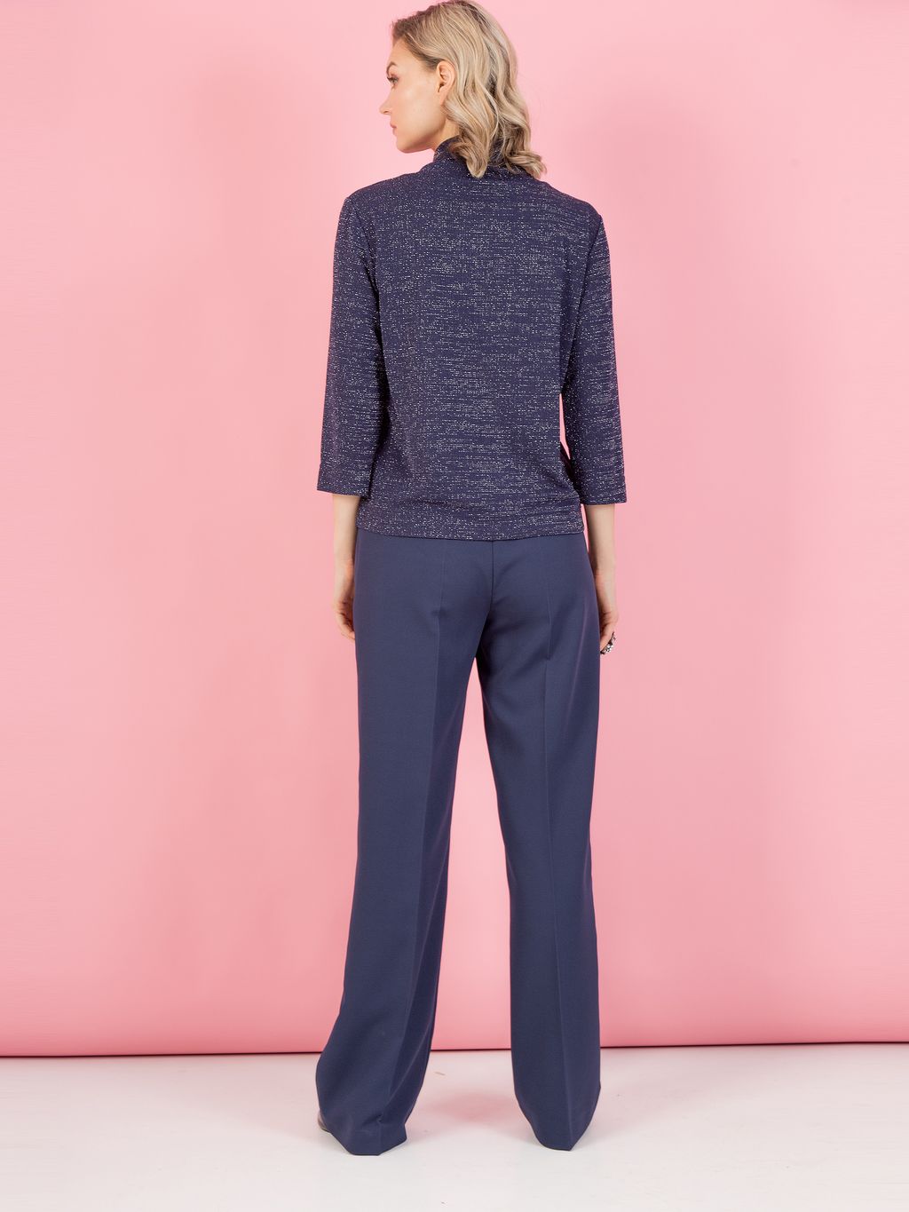 Джемпер из трикотажа с люрексом - Stilla фото 6