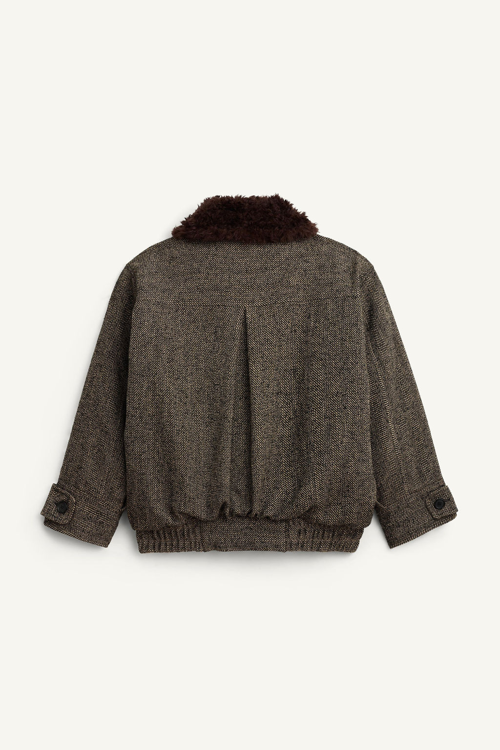LIMITED EDITION HERRINGBONE COMBINED BOMBER JACKET - Zara фото 7