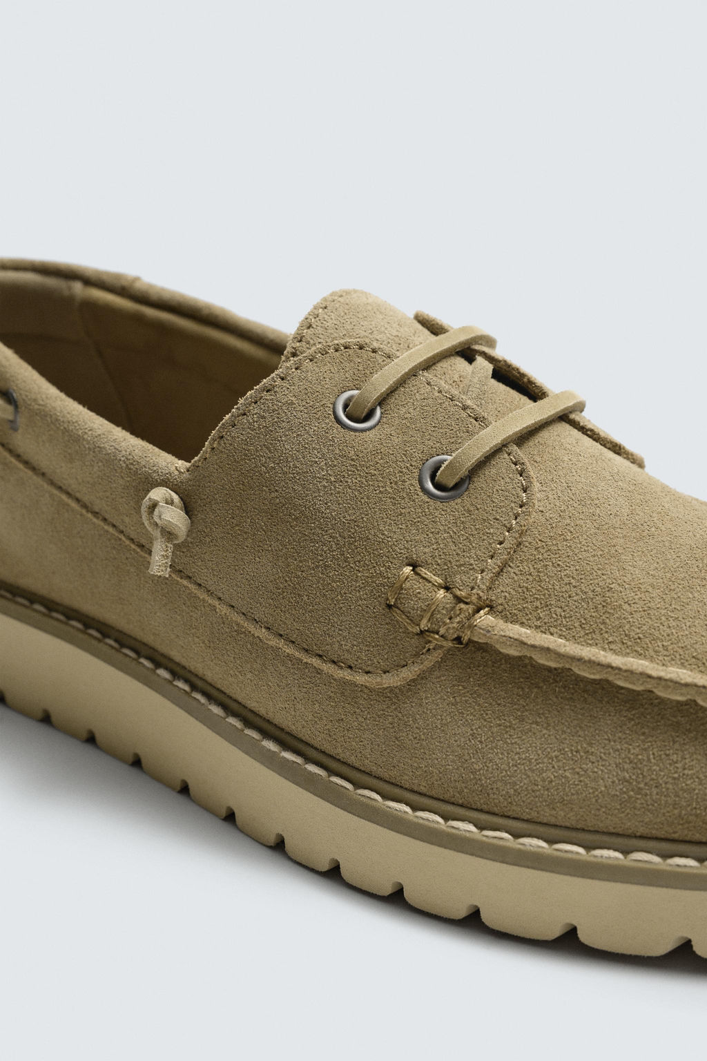 ZAPATO N?UTICO PIEL / Beige - Zara фото 6