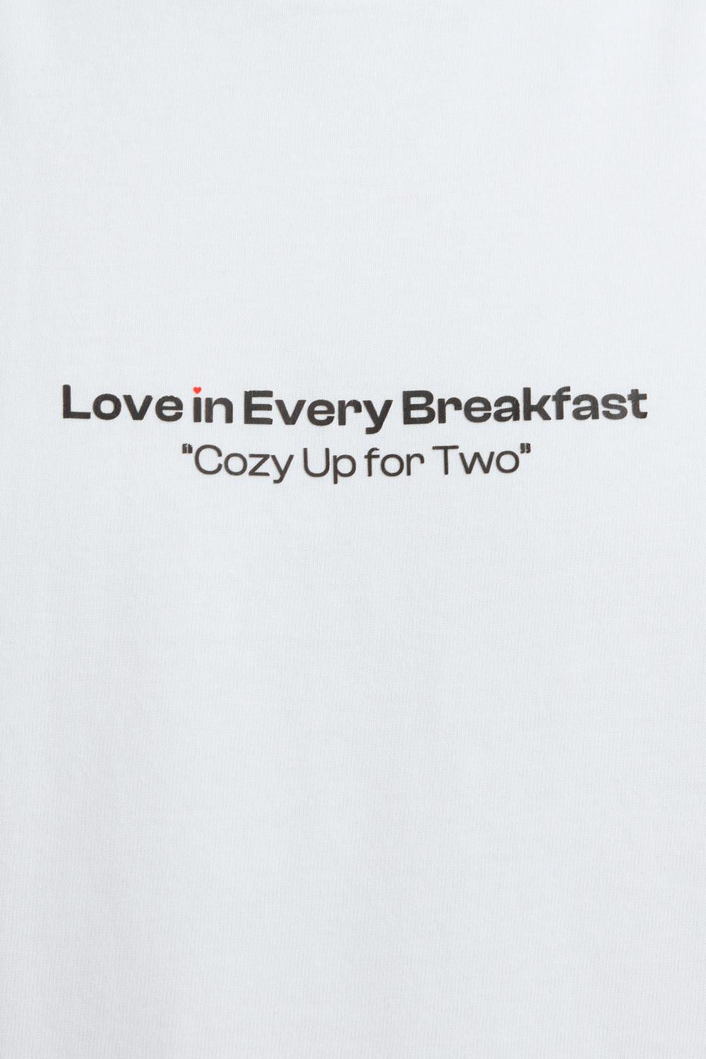 LIMITED EDITION TOAST PRINT T-SHIRT - Zara фото 8