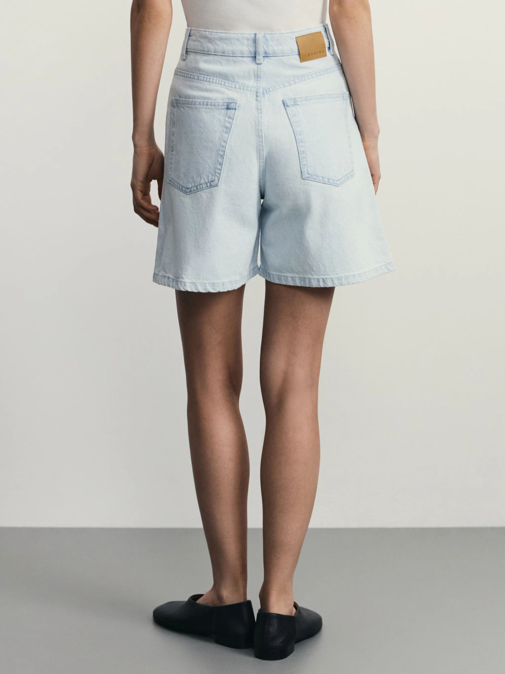 Джинсовые шорты А-силуэта / Zarina  фото 5