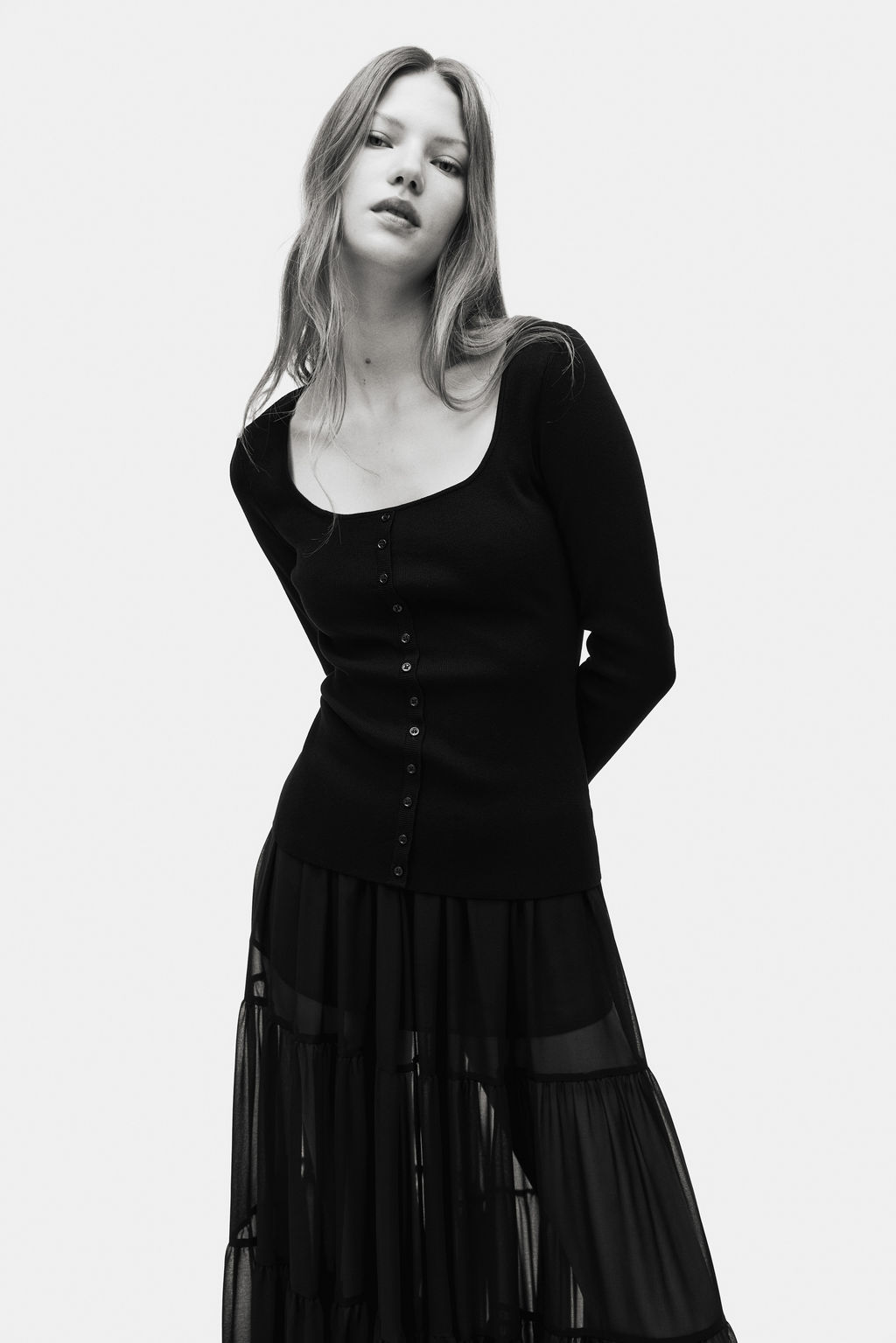 Top con escote cuadrado - H&m фото 5