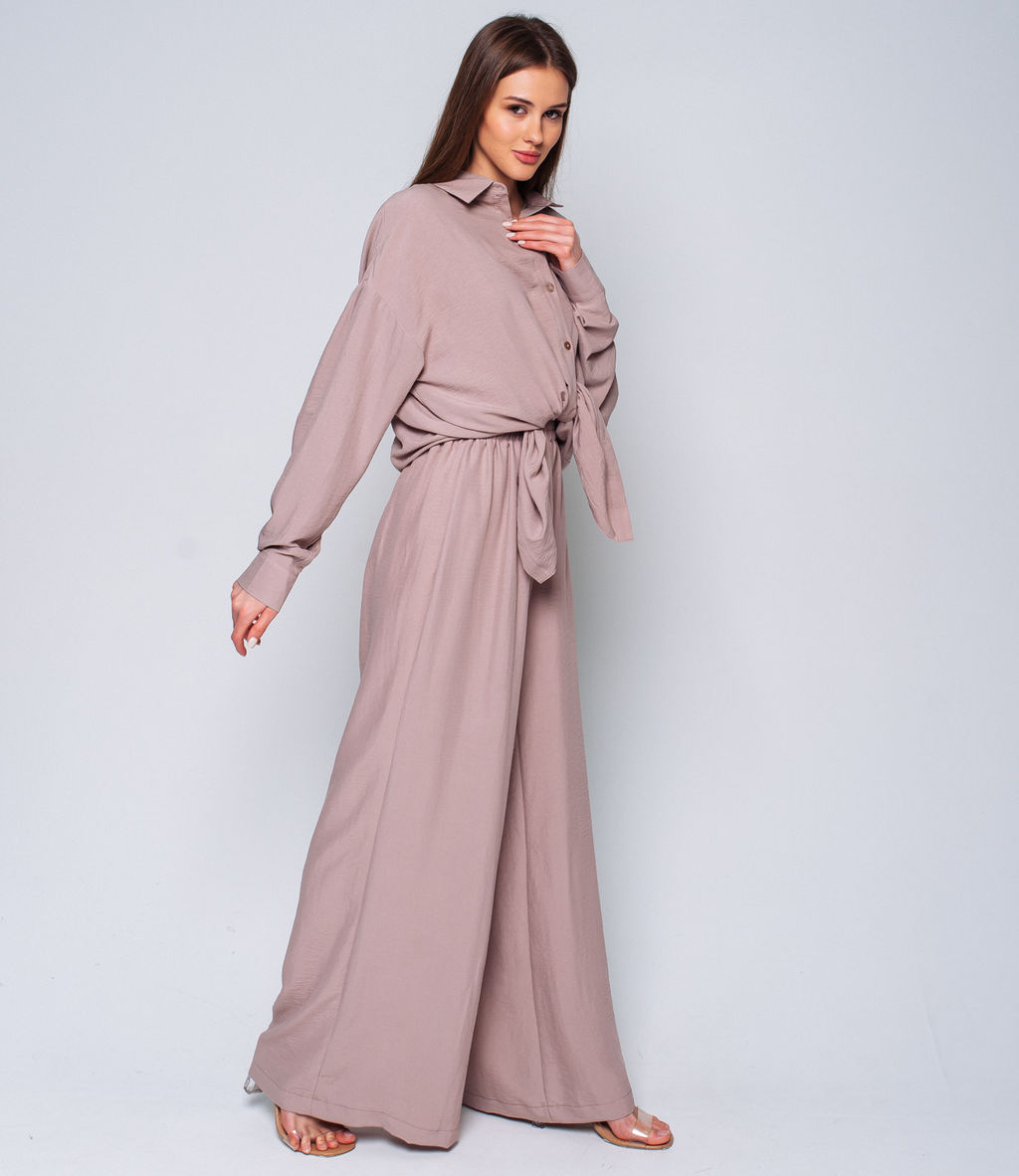 Костюм #ОБШ1342, бежево-розовый - Dommod фото 3