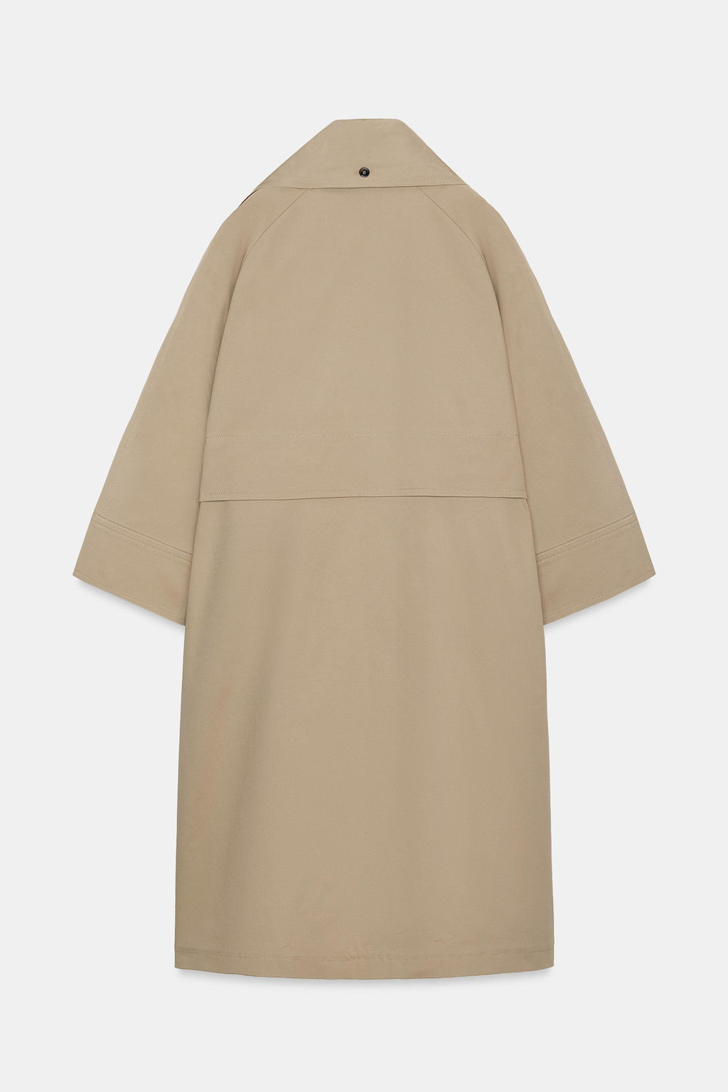 TRENCH OVERSIZE PA?UELO ZW COLLECTION LIMITED EDITION / kaki-med - Zara фото 8