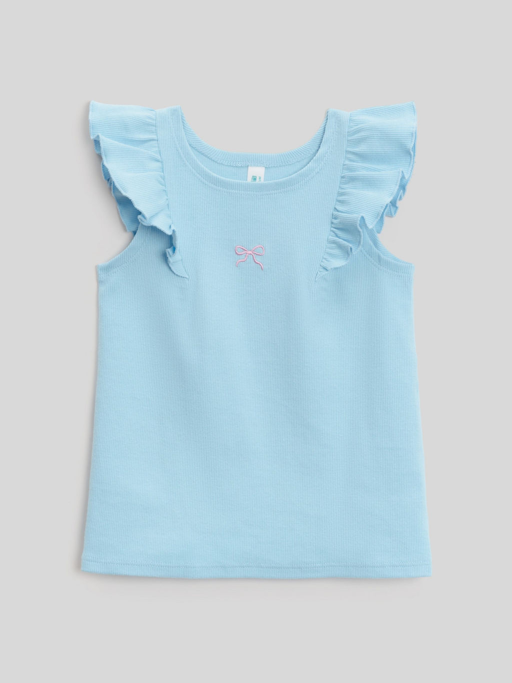 Топ детский Acoola Rosio для девочек голубой  фото 3