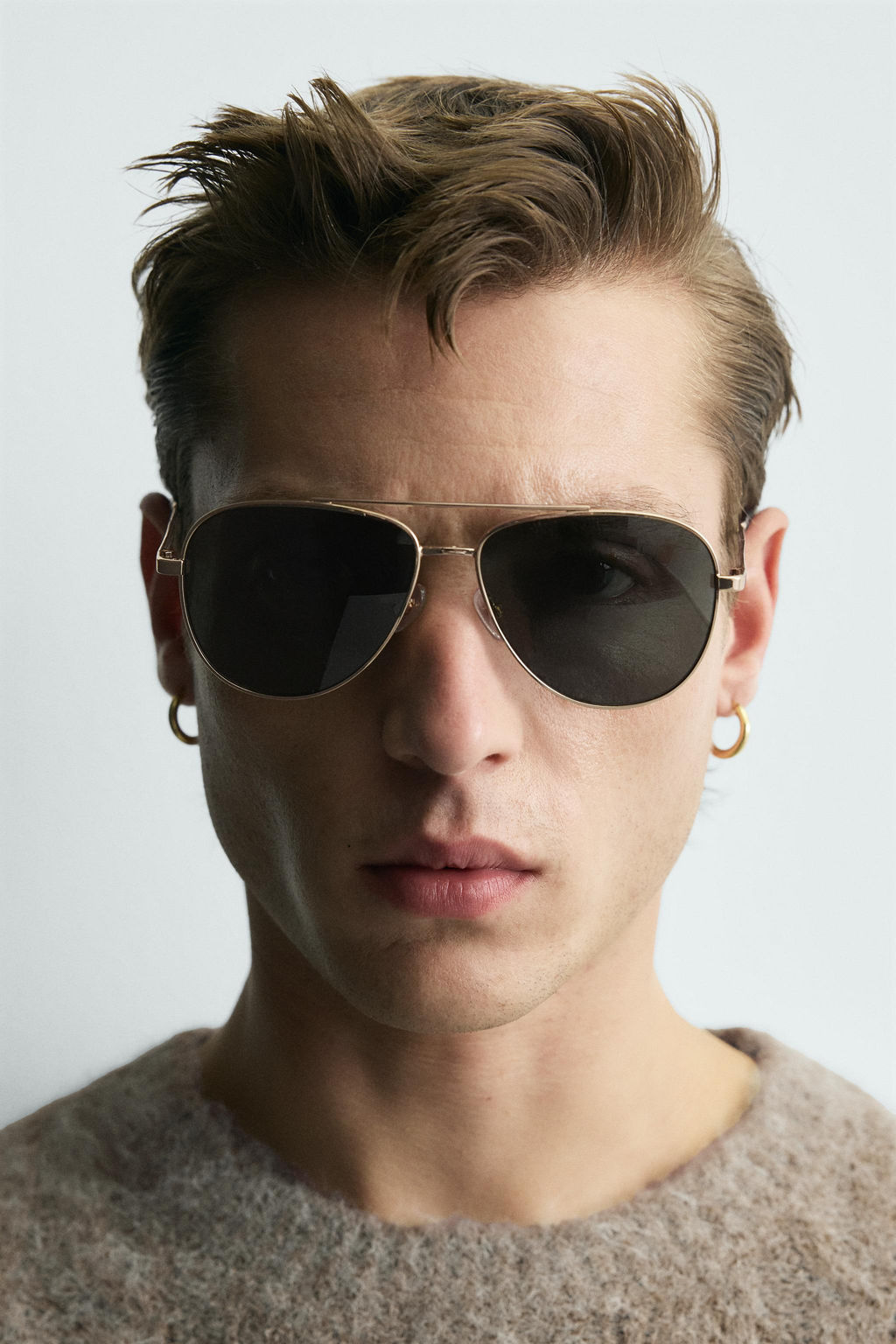 BRUSHED CABLE-KNIT JUMPER - Zara фото 5