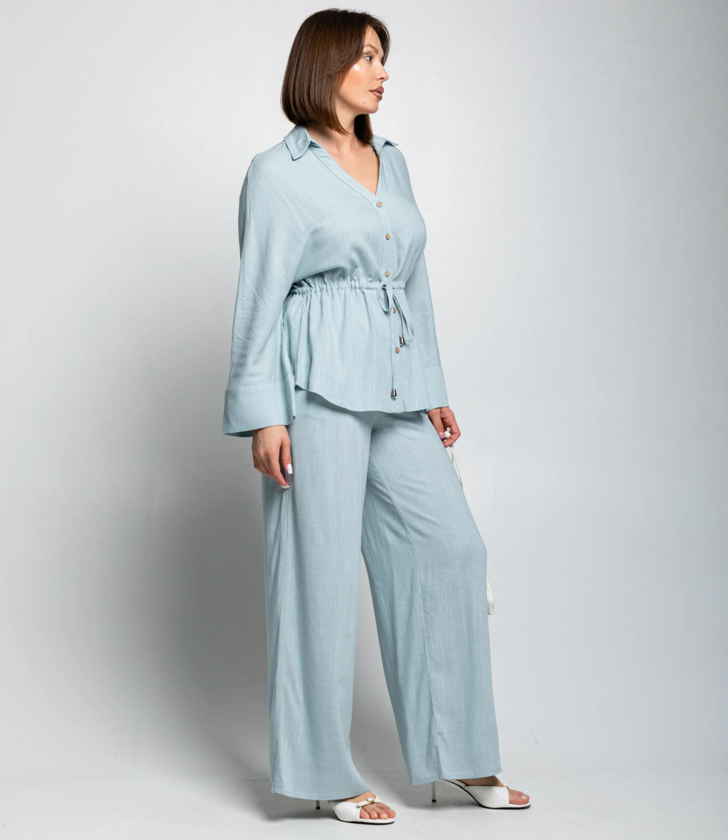 Костюм #ОКТ215002, голубой - Dommod фото 3