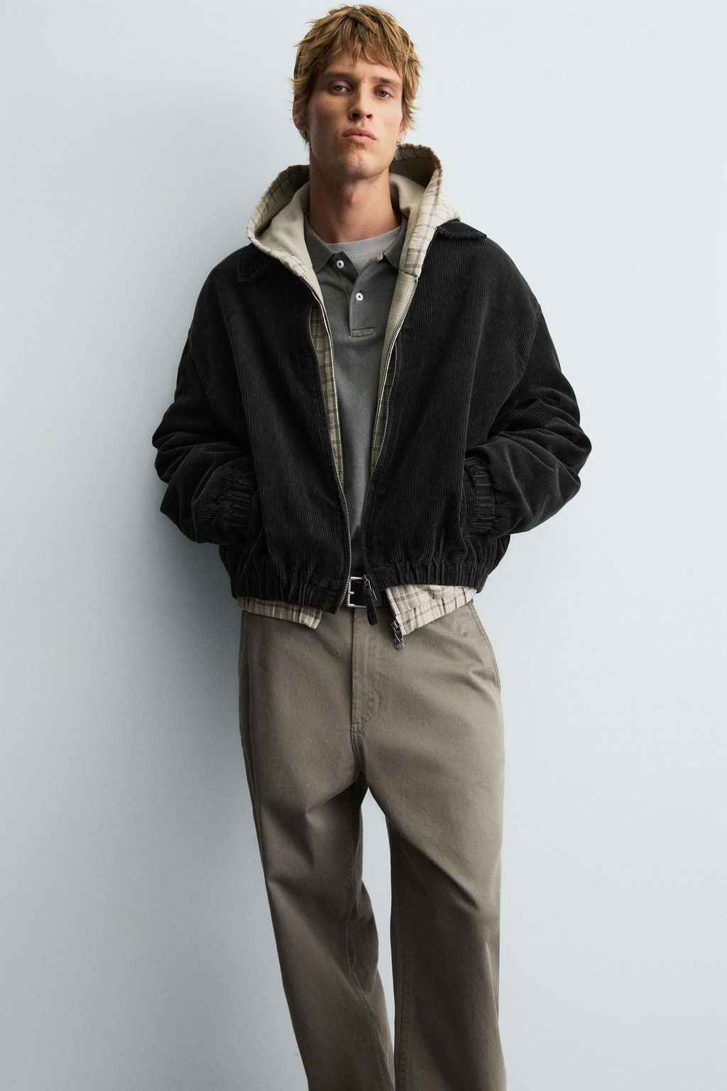 RELAXED FIT CORDUROY JACKET - Zara фото 5