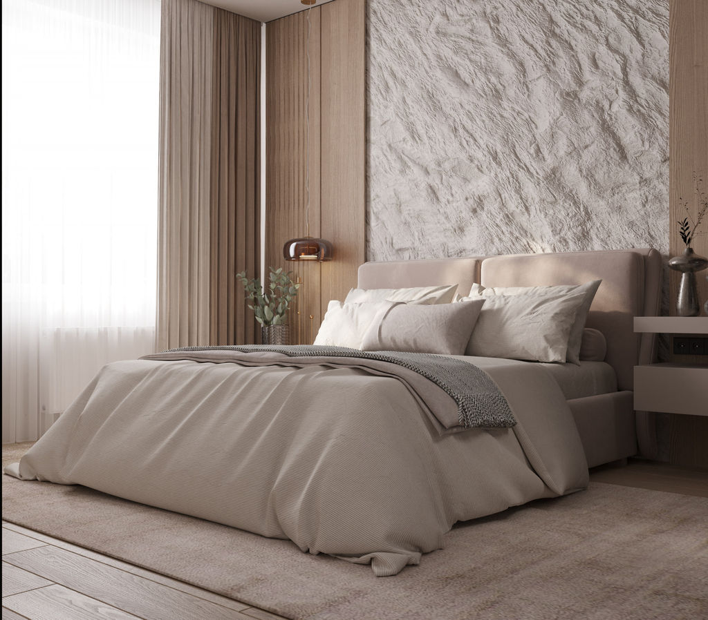 Постельное белье из вареного хлопка ХВ-014 бежевая полоса