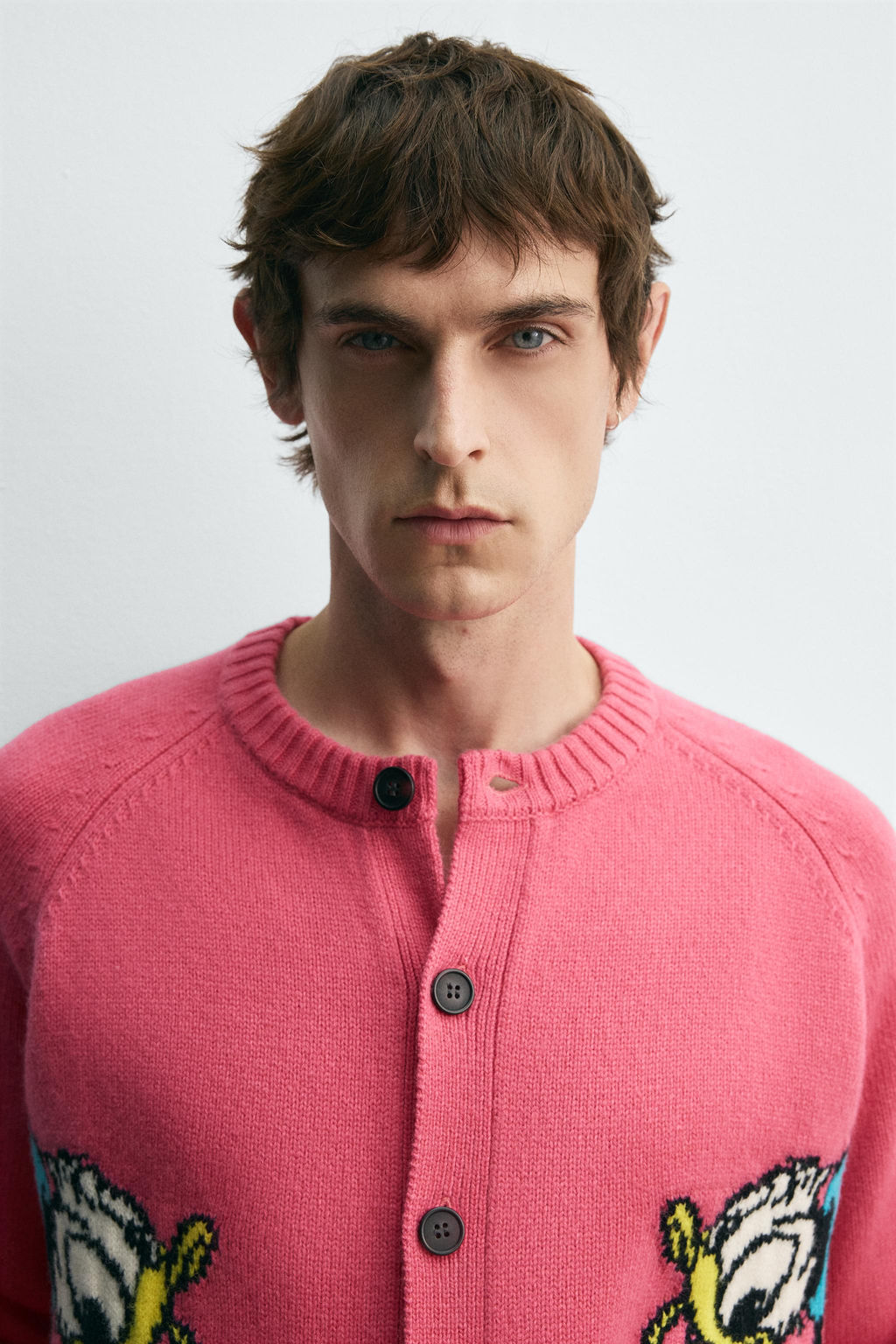 DONALD DUCK WOOL CARDIGAN HARRY LAMBERT FOR ZARA X DISNEY  фото 5