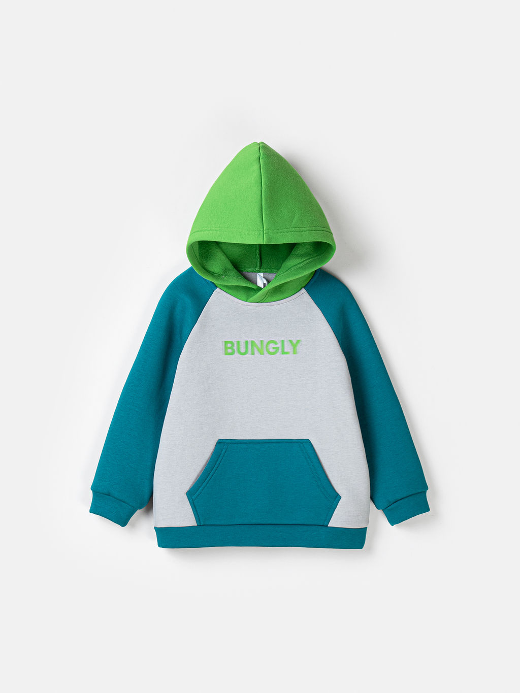 Худи Колор блок "Изумруд" утепленное