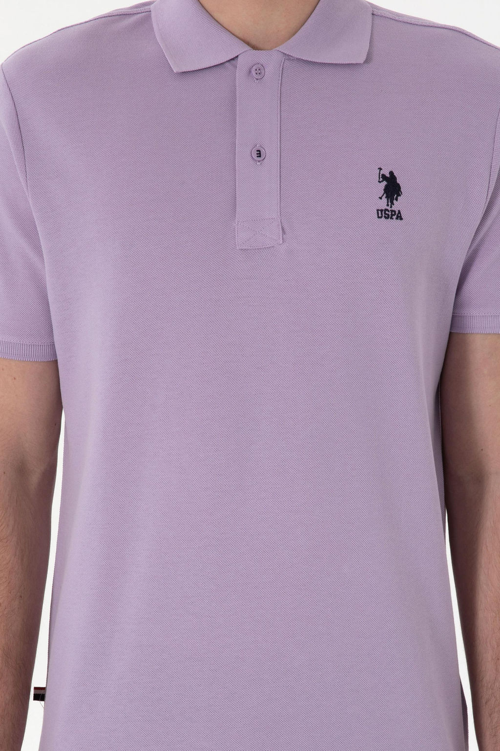 Erkek Regular Fit Polo Yaka Lila Basic Ti__rt Sepette S_rpriz _ndirim - U.s. polo assn фото 6