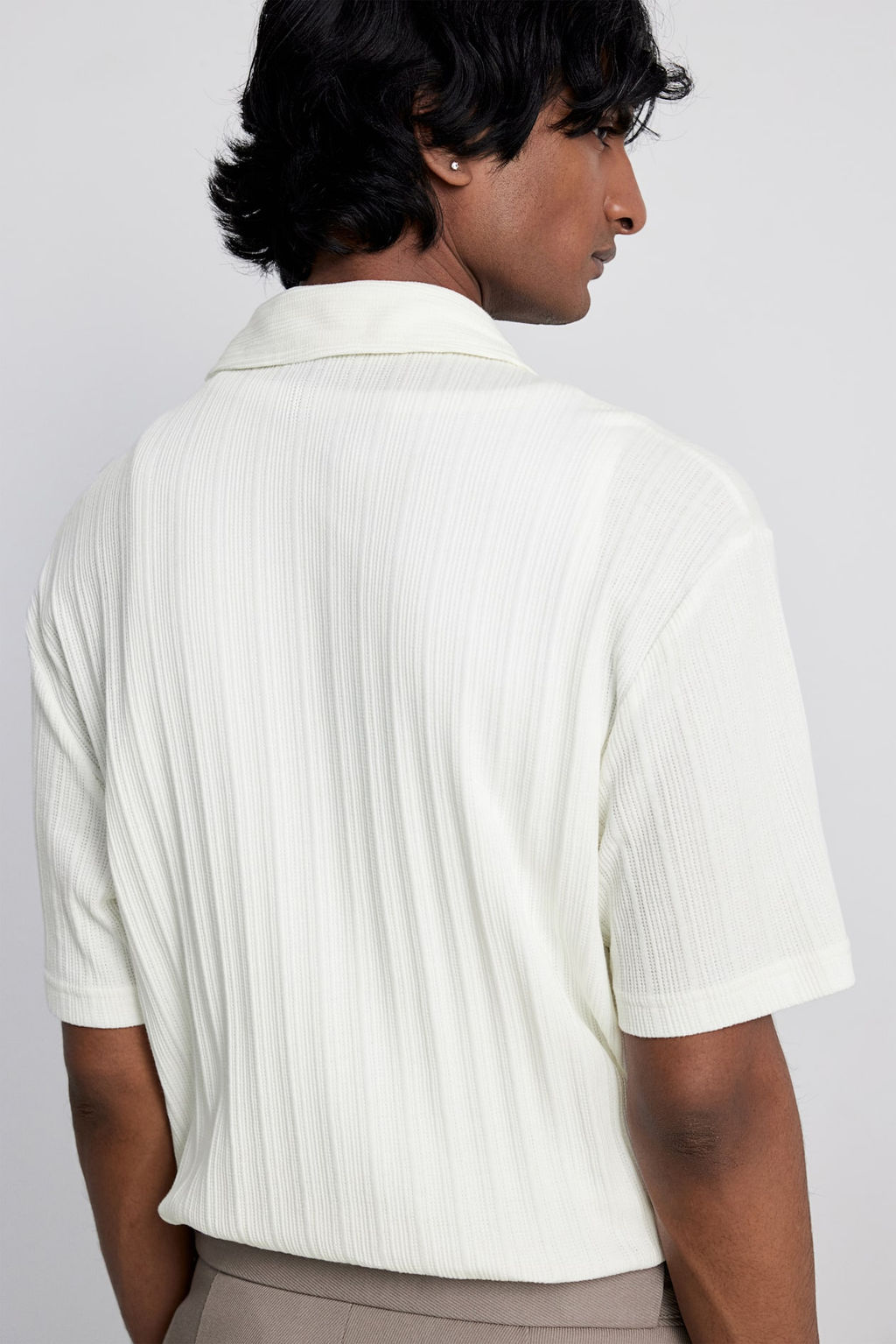 Camisa resort de punto Regular Fit - H&m фото 3