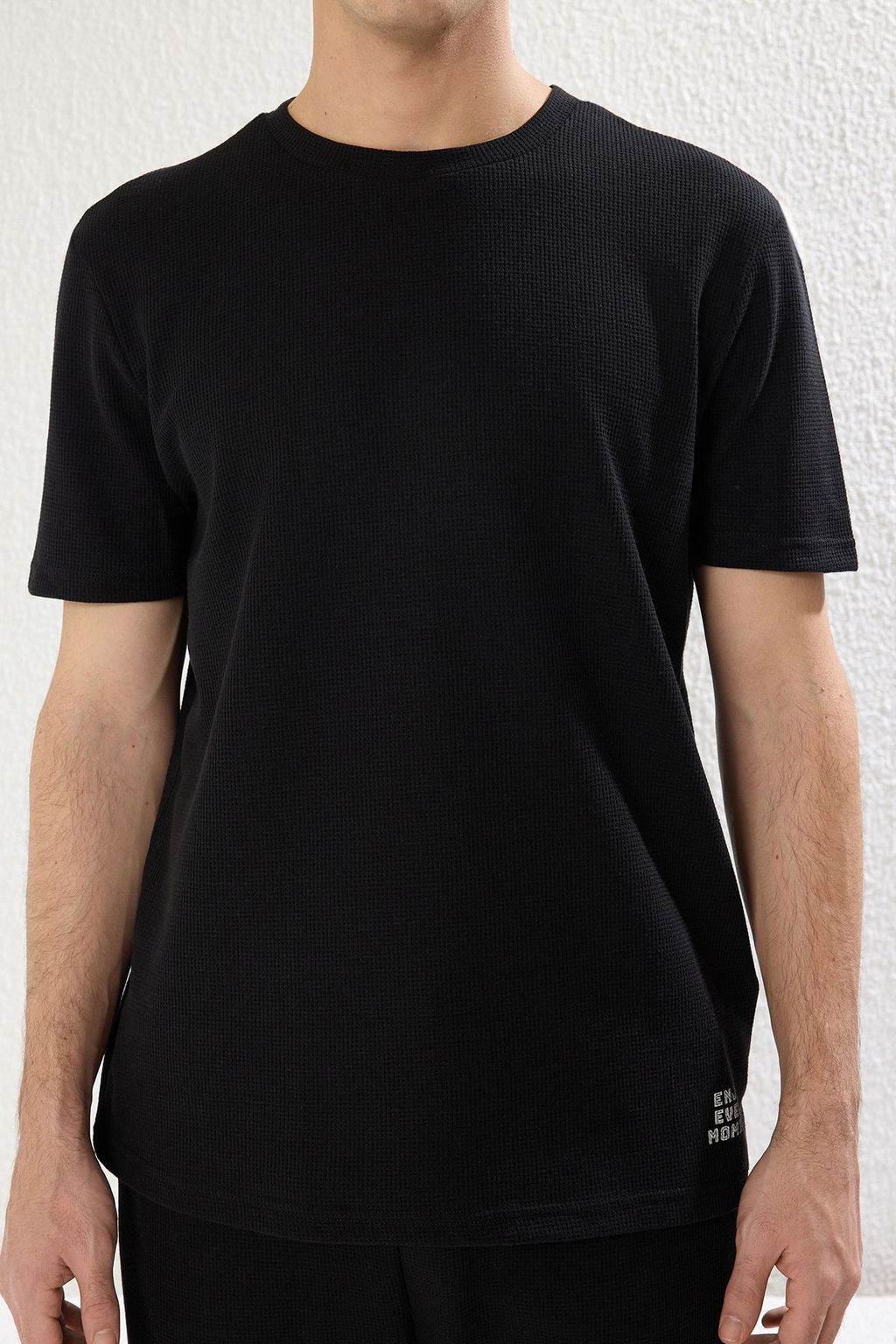 TRENDYOL MAN Mavi Regular Fit Waffle Sortlu Pijama Tak?m? TMNSS23PT00032 - Trendyolmilla фото 62