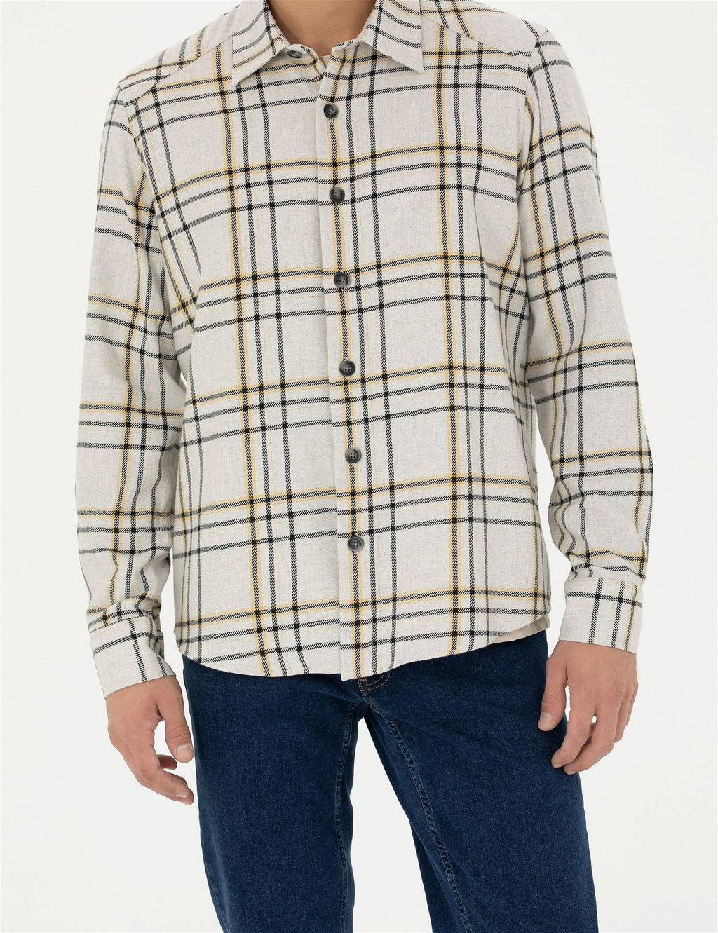 Bej Oversize Uzun Kollu G_mlek - Pierre cardin фото 6