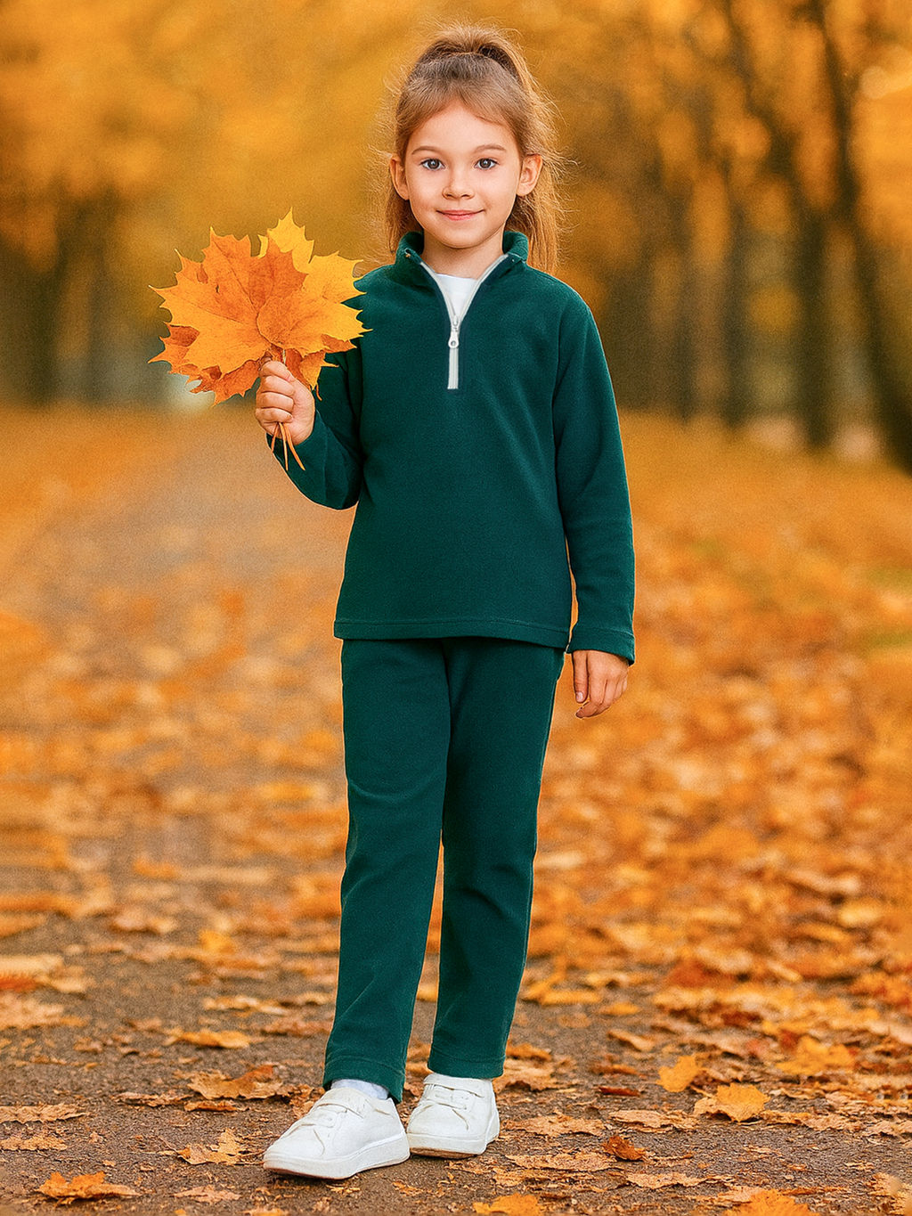 Костюм детский изумрудный 7052г(ш) (104)