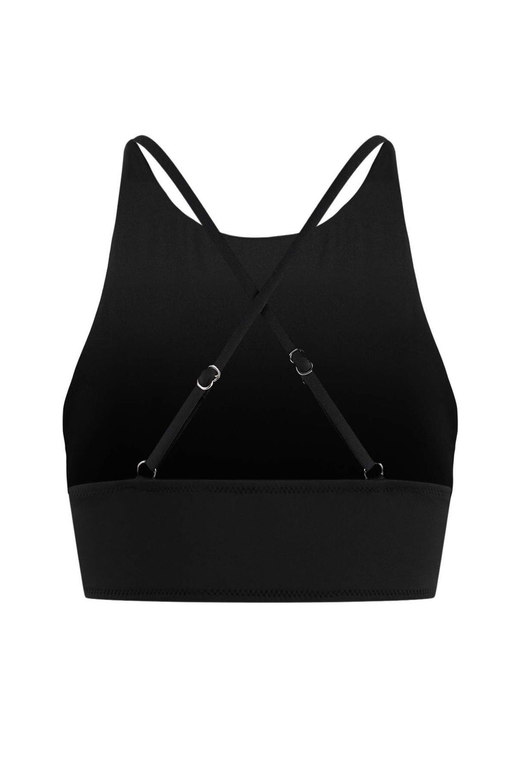 Siyah Halter Yaka Kapl? Bikini Ustu TBESS26BU00017